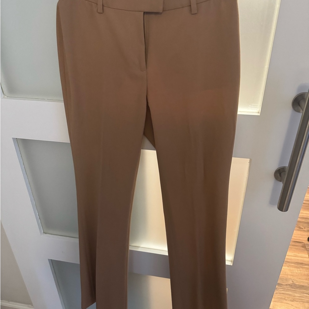 Hugo Buscati Tan Straight Leg Women's Pants